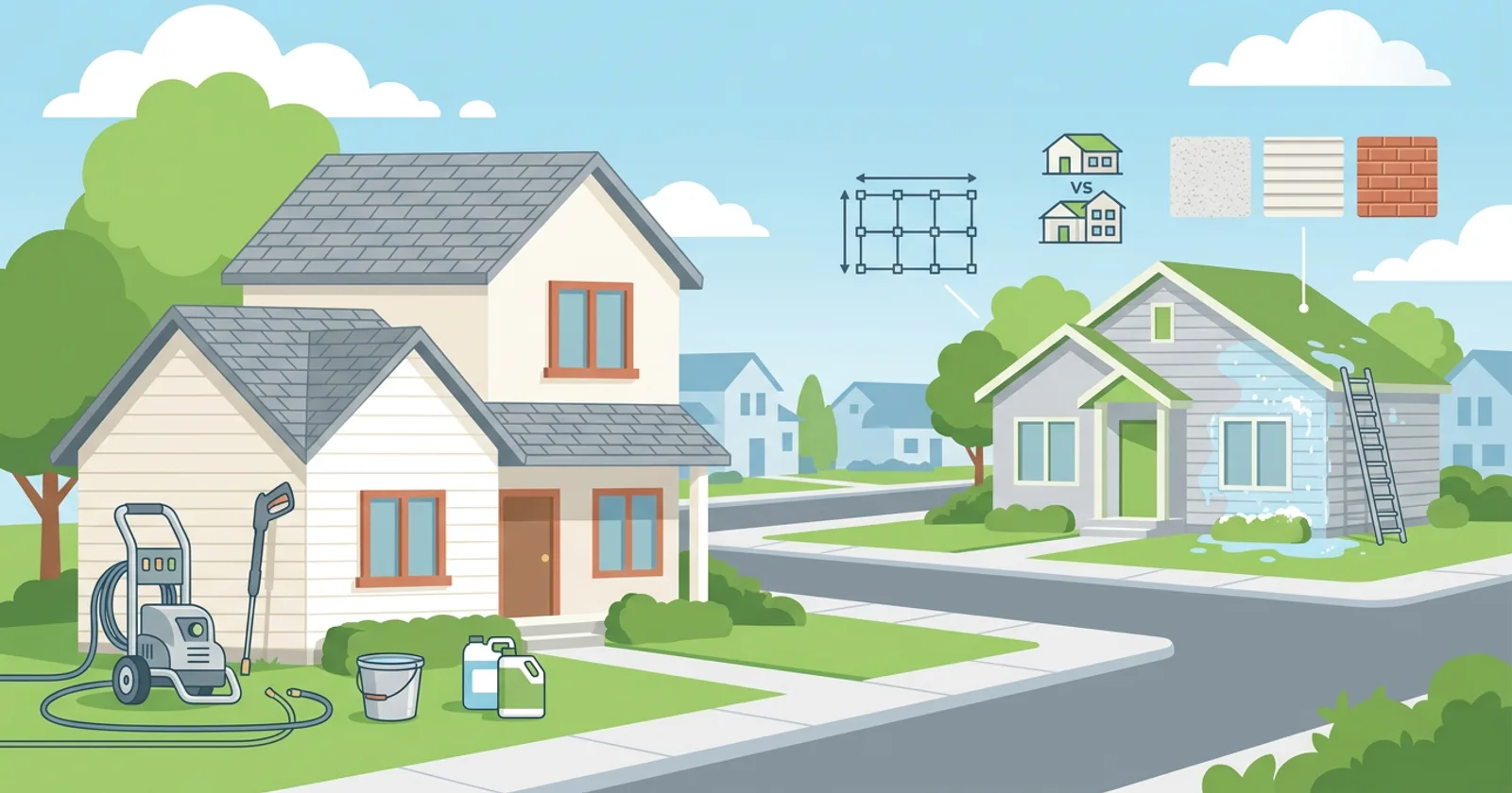 Illustration for House Washing Cost
