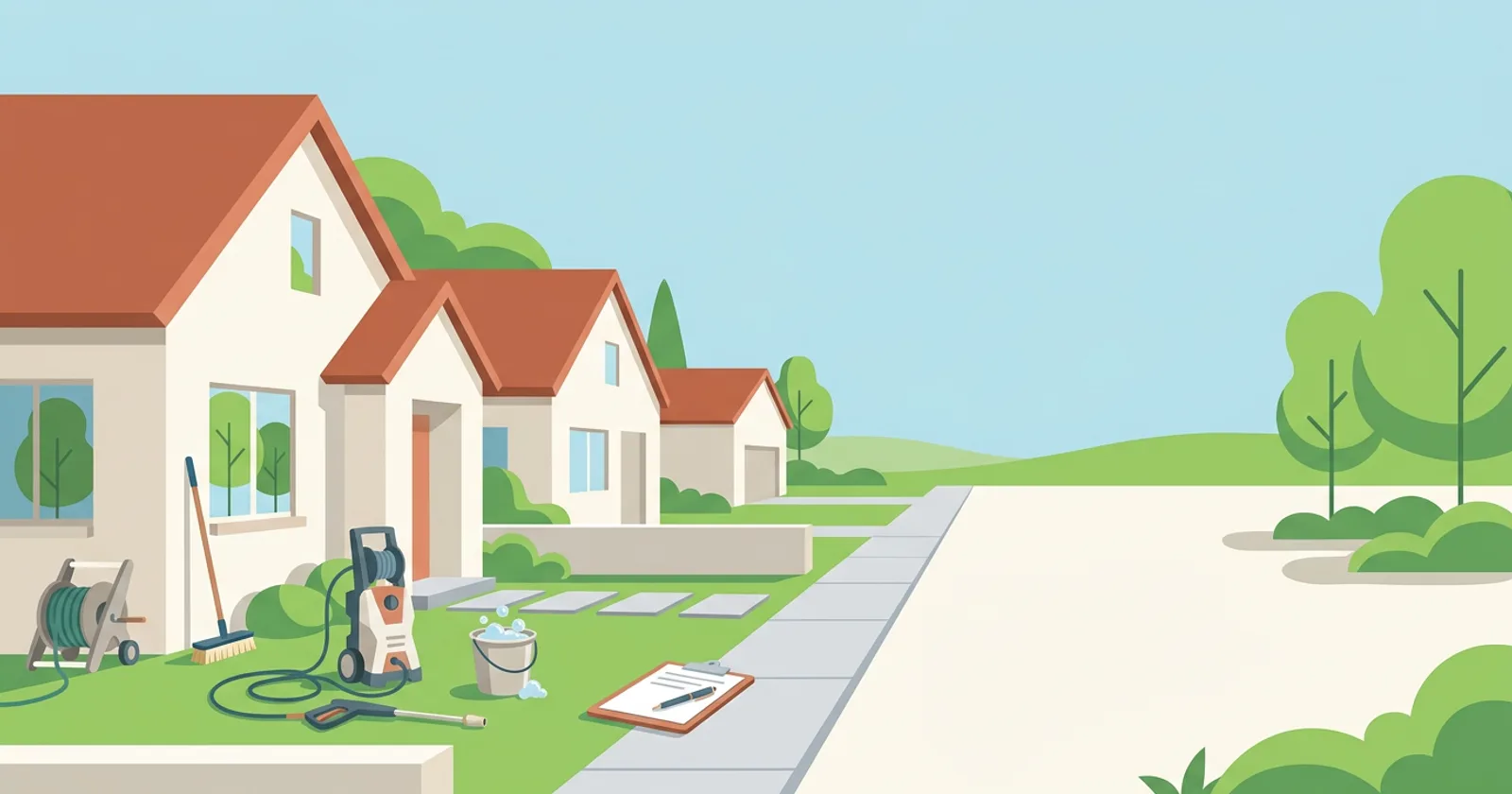 Illustration for Questions to Ask a House Washing Company